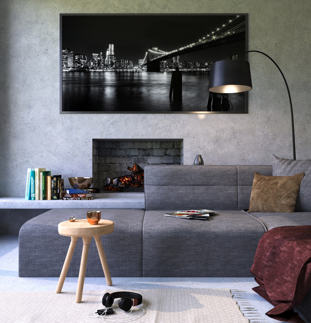 apartment-architecture-comfort-2440471 Photographie d'un salon avec canapé